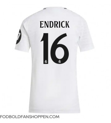Real Madrid Endrick #16 Hjemmebanetrøje Dame 2024-25 Kortærmet
